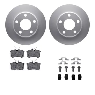 R1 Concepts WDUH1-73093 Carbon Series Brake Rotors W/ 5000 Oep Brake Pads & Hdw